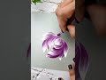 💫 🔴 INCREDIBLE Painting Technique 💫 Flower Painting #shorts