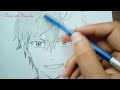 How to draw Haruka sakura Wind Breaker | Easy anime drawing step by step