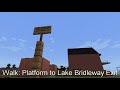 Minecraft train ride - Railway Square to Goldford via Rockton Central (early access ride)