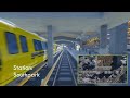 Cities Skylines 2: POV M1 Metro Ride with real sounds and overhead view - Amsterdam Inspired