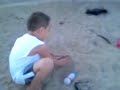 playing in the sandbox