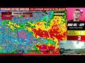 🔴BREAKING Tornado On The Ground In Iowa - Tornadoes, Huge Hail - With Live Storm Chasers