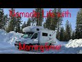 WINTER RV Living YEP Full-time RV Life in the Sierras!!