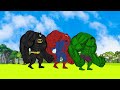 Rescue SUPER HEROES Team SPIDERMAN RED vs Team HULK BLUE : Returning from the Dead SECRET - FUNNY