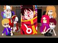 👒 Past One Piece Yonko Children React To Luffy - Gear 5 | Gacha Club | One piece react  👒 Part 2