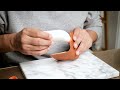 Making a HANDMADE Minimalist Wallet with 6 Pocket - leather craft