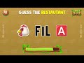 Can You Guess the Fast Food Restaurant by Emoji? Jungle Quiz