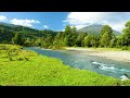 Calming Blue Moutain Stream 4K - Relaxing NATURE Sounds - White Noise for Stress Relief and Sleeping