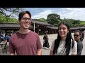 It's like being in a movie! Interviewing foreigners watching a Shinto wedding ceremony at a shrine!