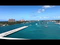 Disney Cruise Ambient Windows - Nassau Bahamas overlook - 5 mins.