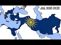 The Conquests of Alexander the Great Every Month - 334-323 BCE - Map With Flags