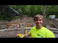 Hidden Oasis in the Woods - Beginning Phase 3 - Retaining Wall Prep