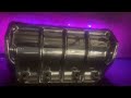 Scrap polished blower case with leds lights