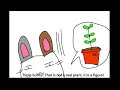 Funny bunny stories English: plants