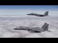 Dozens of US Air Force F-15 and F-16 fighter pilots destroy military bases in zone 4r4f4h