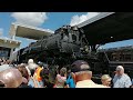 UP 4014 Big Boy steam locomotive walk by