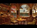 Cafe Music ☕🍁 Autumn Coffee Shop Music with Piano Jazz for Relaxing, Studying and Working