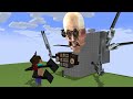 Minecraft Mobs : HEROBRINE BECOME TVMAN VS SKIBIDI TOILET BOSS & TITAN - Minecraft Animation