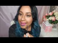 GRWM: CURLS ON TWO TONE SYNTHETIC WIG