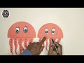 Octopus paper craft making idea easy Step by step paper craft