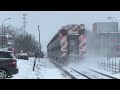 The Complete Metra Evening Rush Hour In A Blizzard (Alt Schedule) At Barrington On February 4, 2022