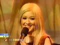 19 y-o Christina Aguilera on being compared to Streisand & she sings 'The Christmas Song' (1999)