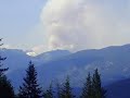 19 July 2017 Smoke from Winters Creek Johnsons Landing Fire Kaslo Area