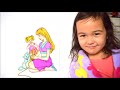 Disney for Girls Rapunzel Ballet Princess Coloring Sheet Coloring Pages How to Color Learn Colors