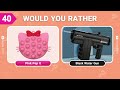 Would You Rather...? |  Pink or Black Edition! 💗🖤 Quiz Main