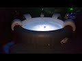 Lay-Z-Spa Palm Springs hot tub with gazebo, lights & music