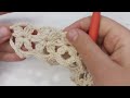 Crochet doilies | Rectangular crochet tablecloth