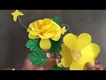 Paper Rose Flower Wall hanging | Home Decor Ideas