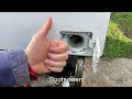 How to remove a STUCK BROKEN washing machine drain FILTER PLUG