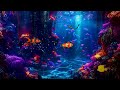 Beautiful Enchanting Ocean Space🦑Let go of daily stress & deep sleep with Magical Ocean Music 🐳