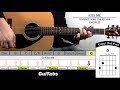 How to play KISS ME 💋 - Sixpence None the Richer / GUITAR Lesson 🎸 / GuiTabs #185