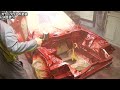 Painted engine compartment to a finish better than stock. / Restomod Build Mazda RX7 (Part 49)