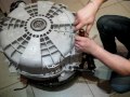 Replacement of bearings in a washing machine AEG