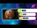 🚀 Journey Through the Solar System: Fun Planet Quiz 🚀