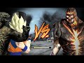 Mortal Kombat 9 - GODZILLA & GOKU SJJ - Expert Tag Ladder - Gameplay @(1080p) - 60ᶠᵖˢ ✔