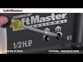 How to Adjust Travel Limits on a LiftMaster Garage Door Opener with Manual Adjustment Controls