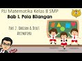 Pola Bilangan [Part 2] - Barisan dan Deret Aritmatika