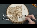 Horse Wood Burning Using a Colwood Detailer