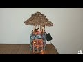 Miniature Craft Christmas Cottage Home//Night Lamp//Craft Ideas-DIY...Ville miniature