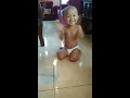 Belajar tiup lilin.... Ratu umur 2tahun