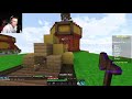 trying out the newest bedwars map + bridge egg spamming