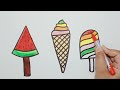 how to draw ice cream | ice cream drawing easy#drawing