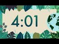 15 Minute Cute Earth Day Classroom Timer (No Music, Piano Alarm at End)