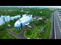 Fish Building Hyderabad Drone Aerial View | 4K Ultra