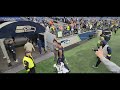 Seahawks Interacting With The Fans After Defeating the NY Giants.