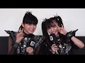 BABYMETAL - MOA's English and movement in interviews